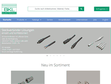 Tablet Screenshot of bkl-electronic.de